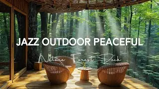 Relaxing Nature Jazz Music for Unwinding in the Peaceful Outdoor Forest Atmosphere