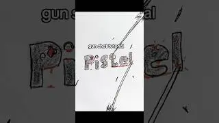 Gun shot tutorial 😱 Stickman #drawmaster