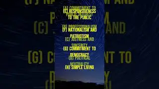Norms of Conduct of Public Officials and Employees #publicservice #norms #publicofficer #employees