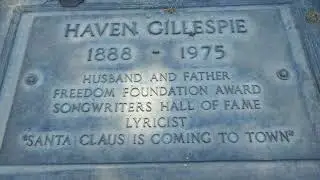 Lyricist Haven Gillespie Grave Forest Lawn Hollywood Hills Los Angeles California US January 2, 2025