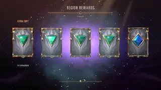 Ionia Basic Capsule and Freljord Champion Capsule open in Legends of Runeterra