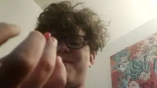 Eating hot jelly beans !