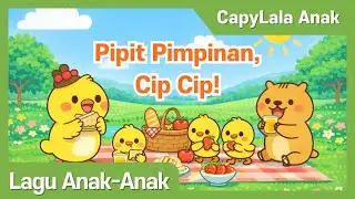 Pipit Pimpinan, Cip Cip! | Lagu Baris Anak | CapyLala Anak