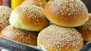عيش كيزر(عيش برجر) هش خفيف تحفه وطريقه الحفظ مبتكره
