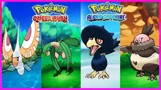 Pokemon OmegaRuby & AlphaSapphire - Masquerain,Tropius,Murkrow & Vullaby Locations