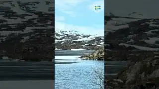 Abisko 🇸🇪 #sweden melting lakes