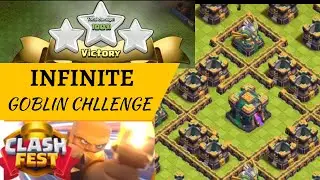 EASY 3 Stars in INFINITE GOBLIN CHALLENGE in Clash of Clans | Clash Fest Challenge 3