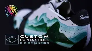 SAPATILHA DE CICLISMO CUSTOMIZADA | RAPHA - RIO DE JANEIRO | CUSTOM CYCLING SHOES