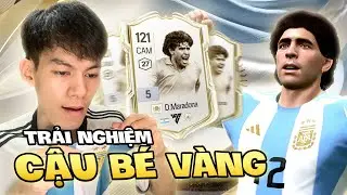 Trải nghiệm Cậu b&eacute; v&agrave;ng MARADONA ICON trong cơn b&atilde;o truyền th&ocirc;ng của Beckenbauer