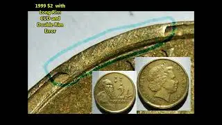 $1 Dollar & $2 Dollar Australian Error and Variety coins : Vol #1.4  -: @HowardsCoinFinds