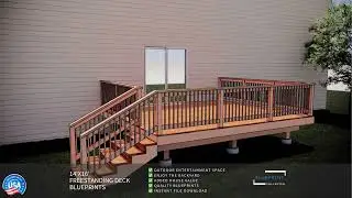 Freestanding Deck Plans 14x16 for DIY Construction and Permit