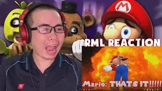 Mario Plays: Five Nights At Freddy's REACTION | RML