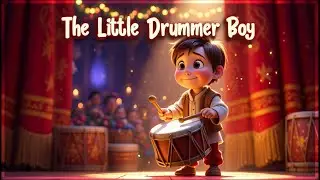 🥁🎄 The Little Drummer Boy Cozy Christmas Carol for Kids & Family | Holiday Music