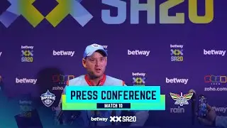 Betway SA20 | Match 10 Post-Match Press Conference | Pretoria Capitals v Durban's Super Giants