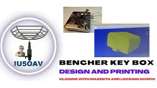 IU5OAV CW Bencher key box design and printing