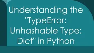 Understanding the 