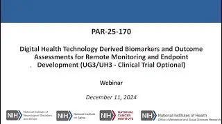 Digital Health Technology Derived Biomarkers and Outcome Assessments for Remote Monitoring