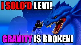 I SOLO'D Leviathan GRAVITY IS BROKEN! 😈 | Blox Fruits Gravity Update