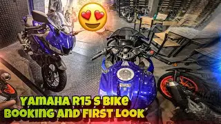 🔥 Yamaha R15 S Booking & First Look! 🏍️ Showroom Experience! 😍