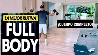 Cuerpo Completo en Acción: Rutina Efectiva con Mancuernas