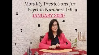 Monthly Predictions for Psychic Numbers | January 2020 | Monthly Prediction