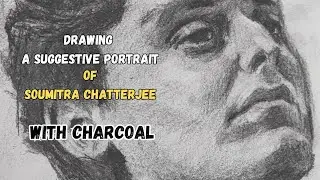 The satisfaction of drawing a portrait with charcoal | A suggestive study in time-lapse