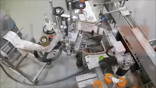 4 Panel and Wrap Labeling With 2 Color Variable Print Loose Loop System