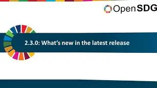 Open SDG: release 2.3.0