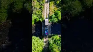 Taking the east road through Arapaho National Forest. #droneshot #nationalforest #rivercrossing
