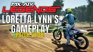 MX vs ATV Legends LORETTA LYNN'S NATIONAL GAMEPLAY! | PATCH 1.08 | Pro Motocross DLC | PS5