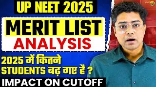 UP NEET UG 2025 Counselling 🔥2024 vs 2025 Merit List Analysis | Govt/Pvt MBBS Cutoff Trends