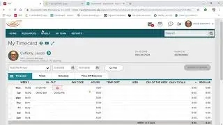 ADP Time Card Correction Notes