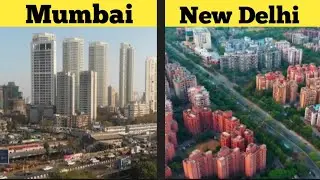 Mumbai VS Delhi Full City Comparison | Population' GDP | Largest City in India | 2025