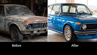 ASMR Car Restoration | 1975 BMW E21 – Full Classic Rebuild From Rust #carrestoration #restoration 