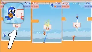 Basket Battle Gameplay Walkthrough #1 (Android, IOS)