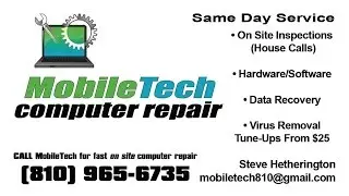 Steve from Mobile Tech Computer Repair Flint Talk Radio