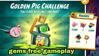 Angry birds 2 the golden pig challenge with stella 3 dec 2025 gems free #ab2 golden challenge today