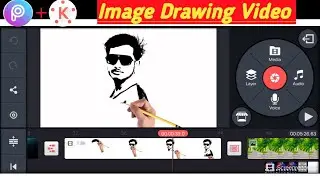 Image Drawing | Kinemaster Tutorial | Writing effect video | How to create a drawing videos