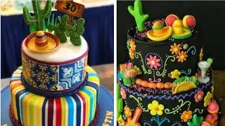 Fiesta theme birthday cakes/Fiesta cake designs