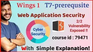 Wings 1 T7 web application security-Mini project Cybersecurity #handson #t7 #wings #tcs  #79471
