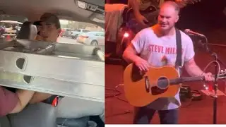Zach Bryan Fans Sneak Into His Show 😂