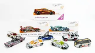 UNBOXING: 2021 Hot Wheels ID cars C8 Corvette, Mazda RX7 Drift, and Nissan Silvia S14 Drift cars!