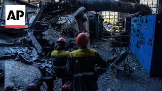 Ukrainian energy workers struggle to repair damage from strikes on energy grid