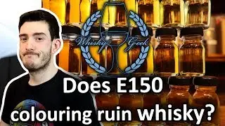 Does E150a colouring ruin whisky? Blind tasting
