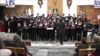 Concierto Navideño 2015. Coro de la Escuela Superior Diocesana de Música Sagrada de Guadalajara