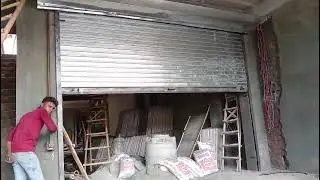 Shutter King 👑👑#shutterstock #shutterstrip #shutterfabrication #welder #machine #rkrollingshutter