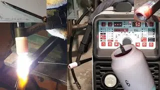 ANDELI MCT-520DPL. Ч39. TIG-сварка. Линза. Варю последние гайки к последним ножкам.