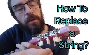 How to Replace a Guitar String on a Small Form Factor Guitar | Easy G String Repair Tutorial