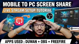 How To Setup Game Streaming😱Mobile To PC Game Streaming Without Lag✅ #streaming #mobilestreaming