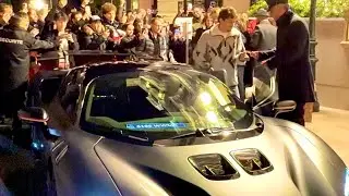 CHARLES LECLERC ARRIVAL & DEPARTING with HIS FERRARI SF90xx at Monaco Hotel de Paris@emman25MC